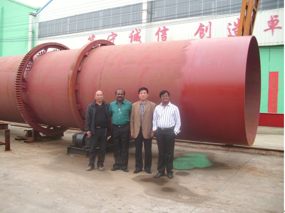 河南鸿通褐煤烘干机出口尼日利亚